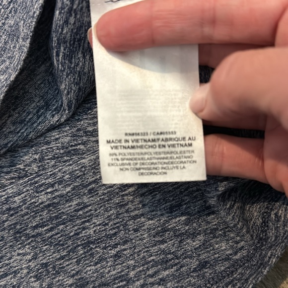 Nike Dry-Fit performance 1/2 zip pullover. Blue Heather. Size S. - Picture 5 of 8